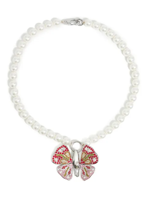Bimba y Lola Butterfly Pearl necklace 