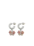 Bimba y Lola Butterfly hoop earrings - Silver