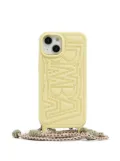 Bimba y Lola logo-embossed Iphone 15 case - Yellow