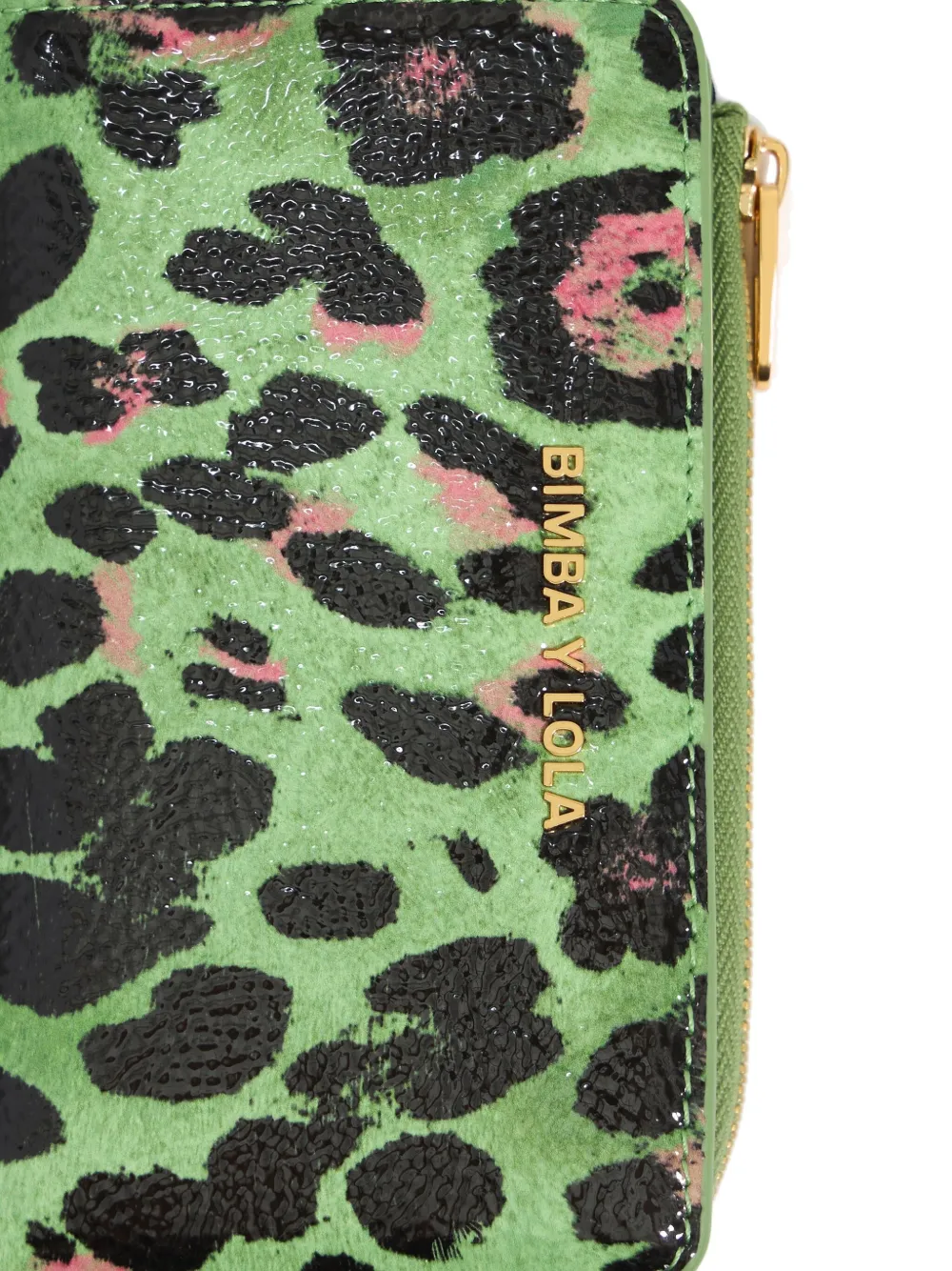 Bimba y Lola Leopard portemonnee Groen