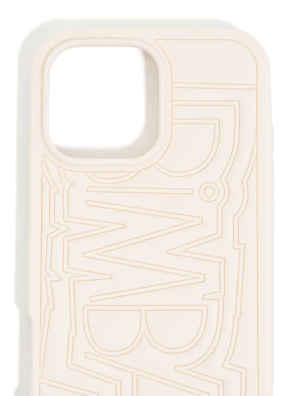 Bimba y Lola iPhone 15 Pro Max hoesje met logo-reliëf - Beige