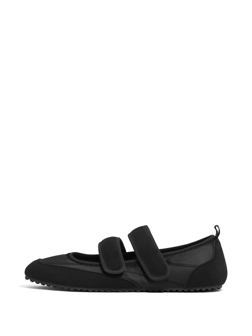 Bimba y Lola touch-strap ballerina shoes Black