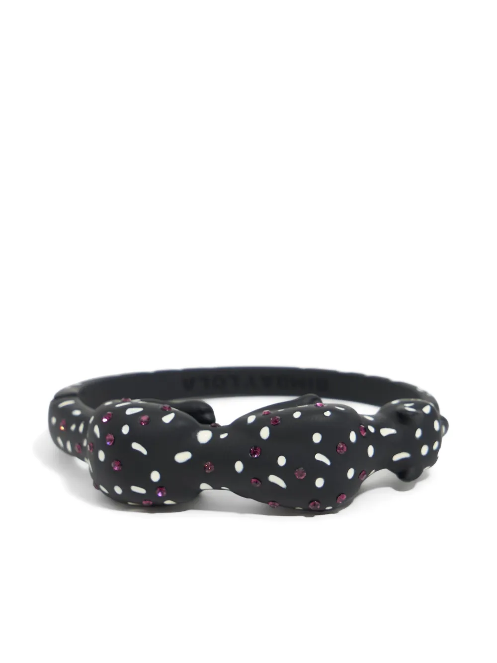 Bimba y Lola Panther armband - Zwart