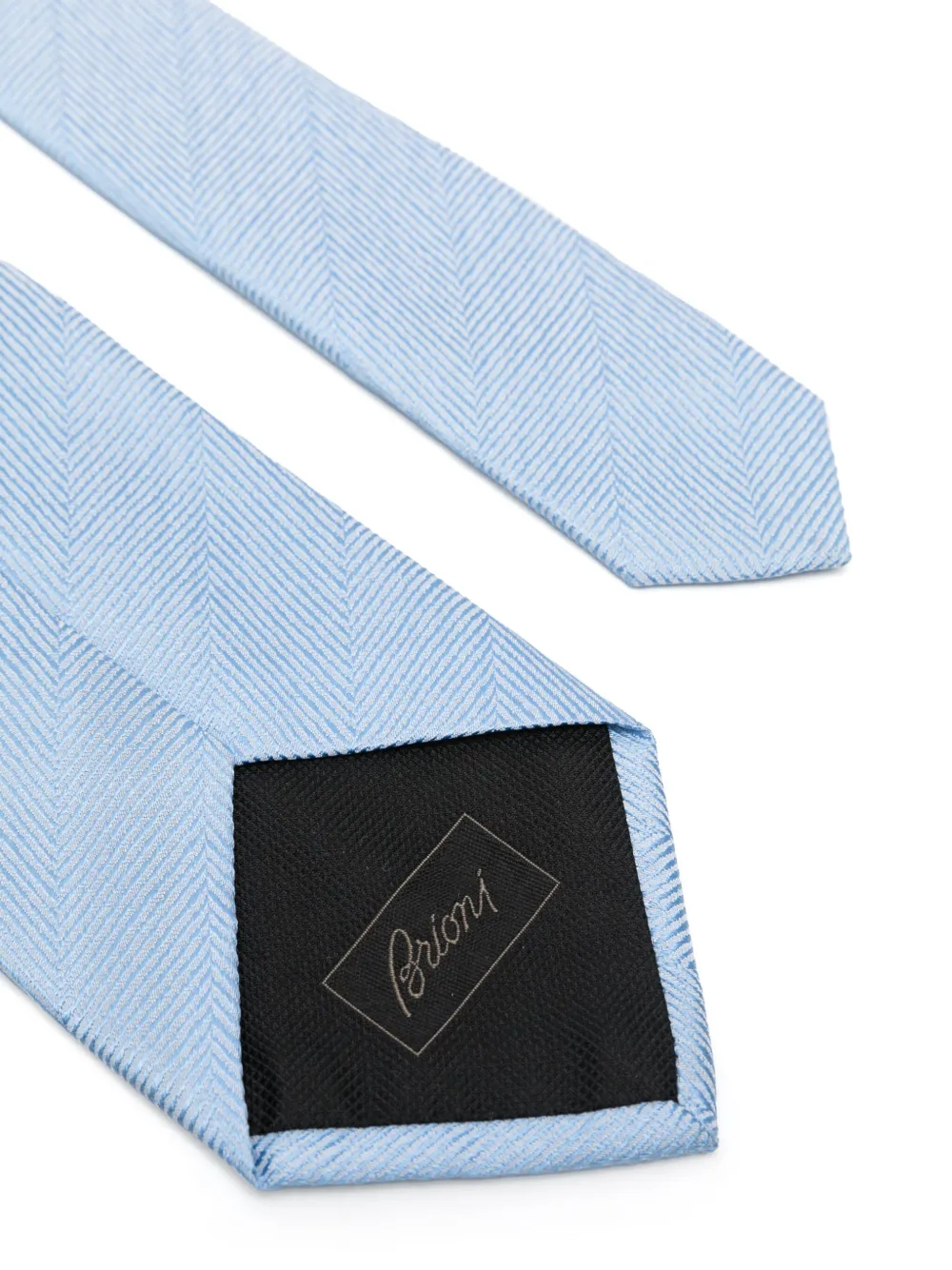 Brioni Zijden stropdas - Blauw