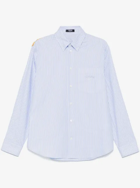 Versace Maxi Chain striped shirt