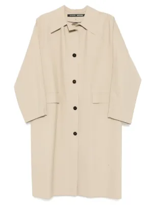 ブルゾン Kassl Editions Short Beige Trench Coat With Removable Hood Kassl Editions Short Beige Trench Coat With Removable Hood