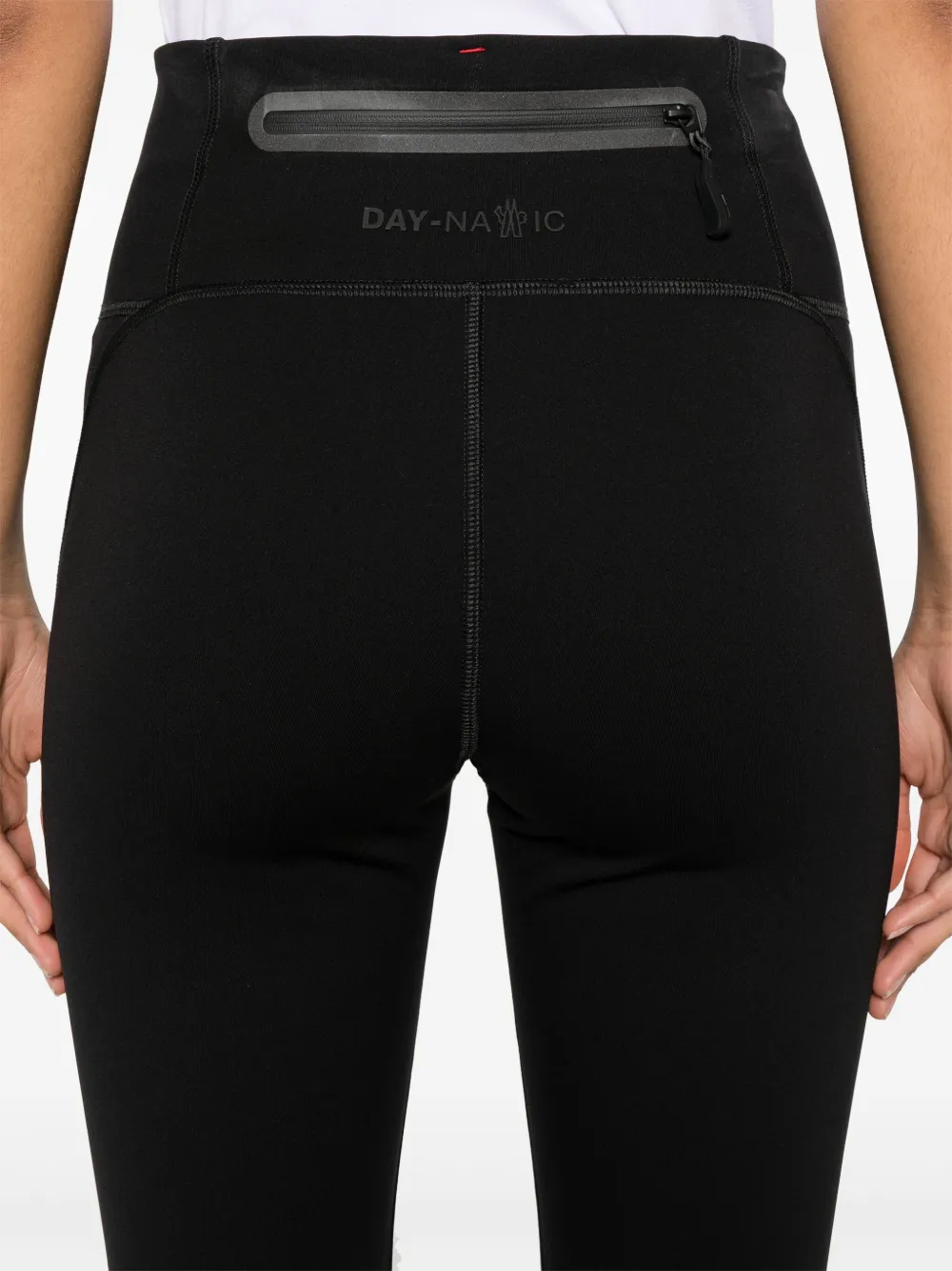 Moncler Grenoble Jersey legging met technische details Zwart