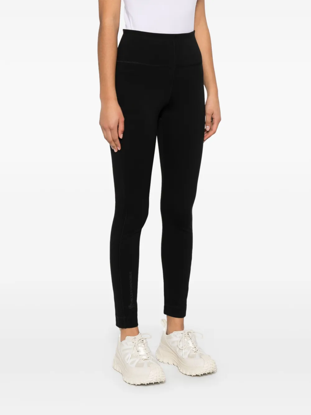 Moncler Grenoble Jersey legging met technische details Zwart