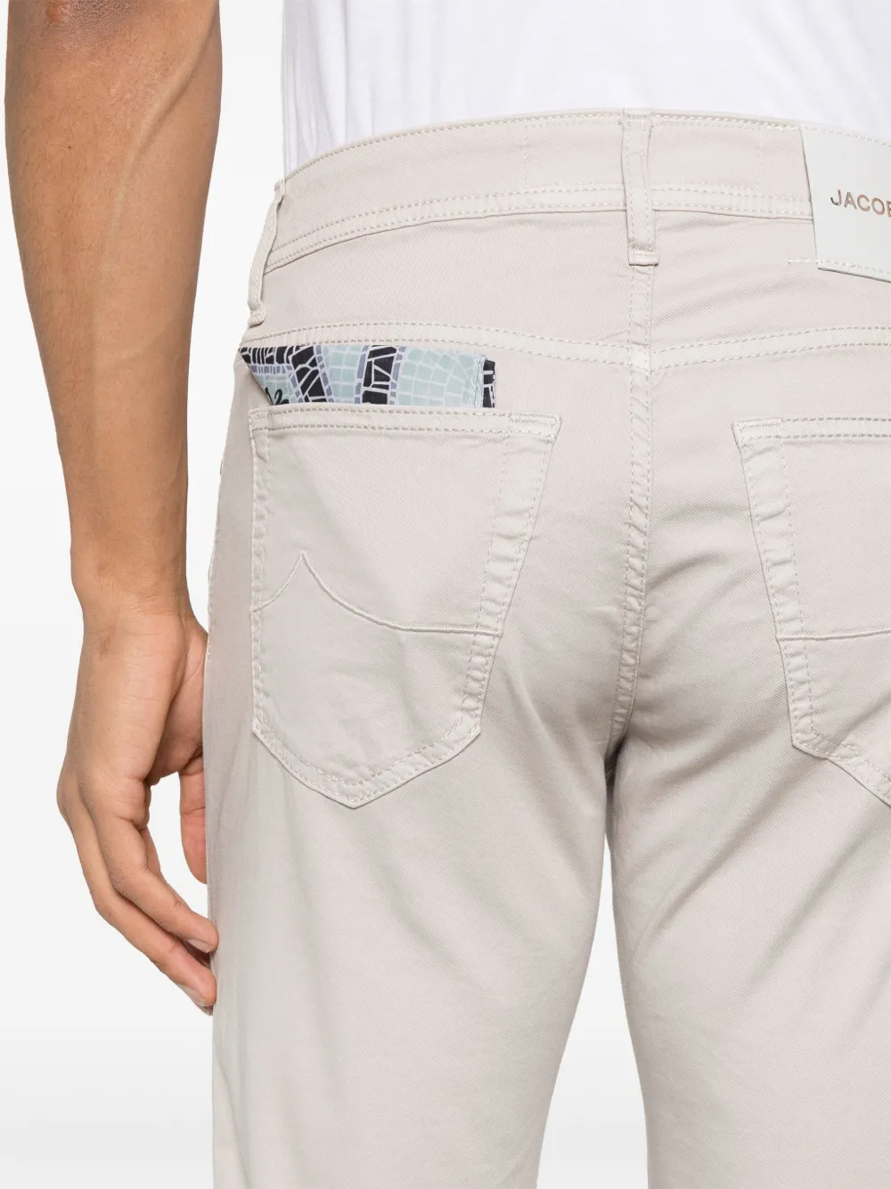 Jacob Cohën Bard broek Grijs