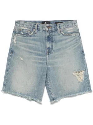 7 For All Mankind Short Shorts for Women | Shop Now on FARFETCH