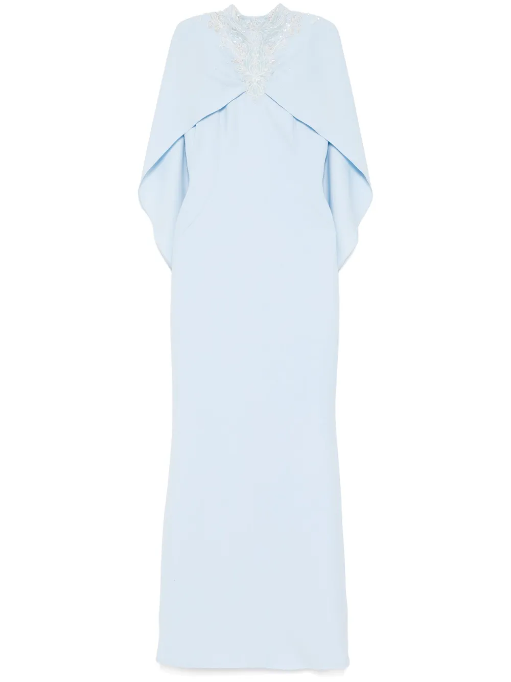 Saiid Kobeisy Gelaagde crêpe jurk Blauw