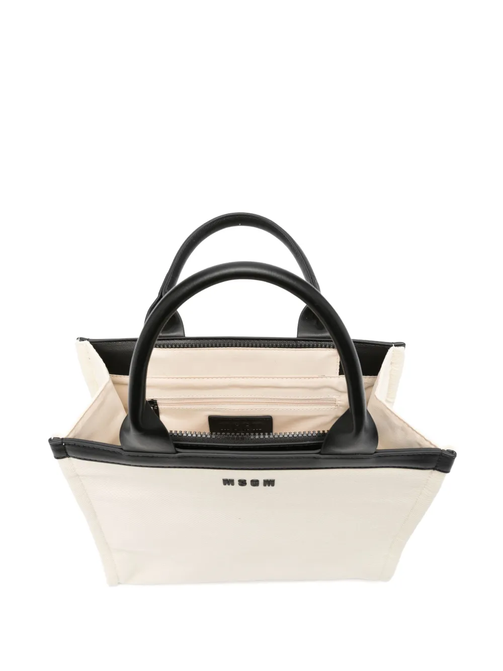 MSGM Kids Shopper met logopatch Beige