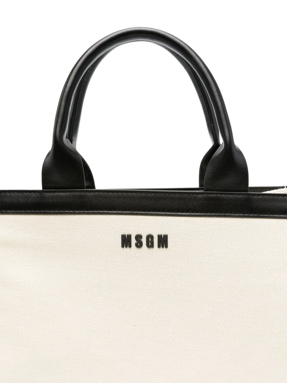 MSGM Kids Shopper met logopatch Beige