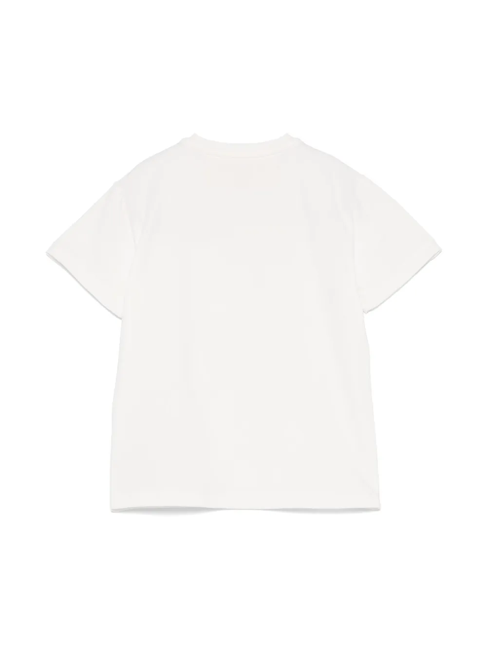 Miss Blumarine logo-embroidered T-shirt - Wit