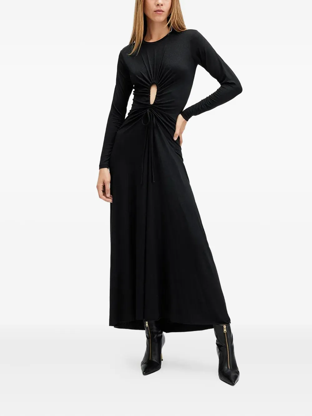 AllSaints シャーリング マキシドレス - ブラック AllSaints シャーリング マキシドレス - ブラック