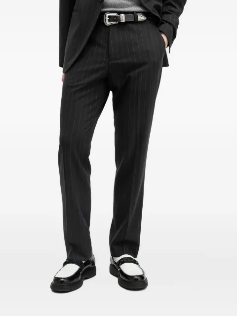 AllSaints pinstripe straight-leg trousers