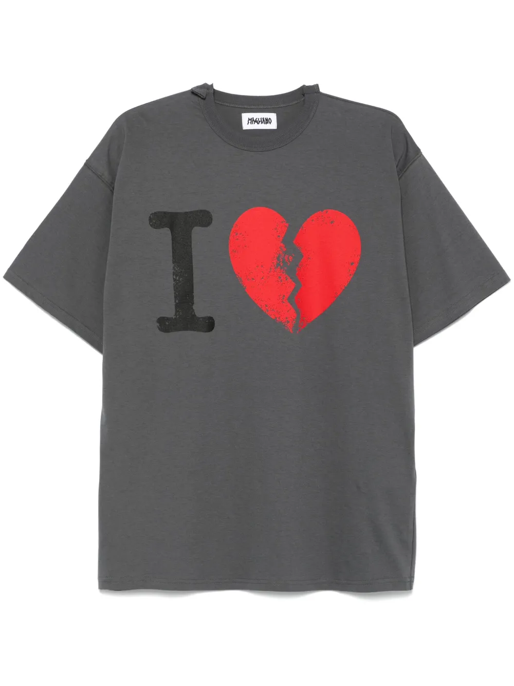 Magliano T-shirt met tekst Grijs