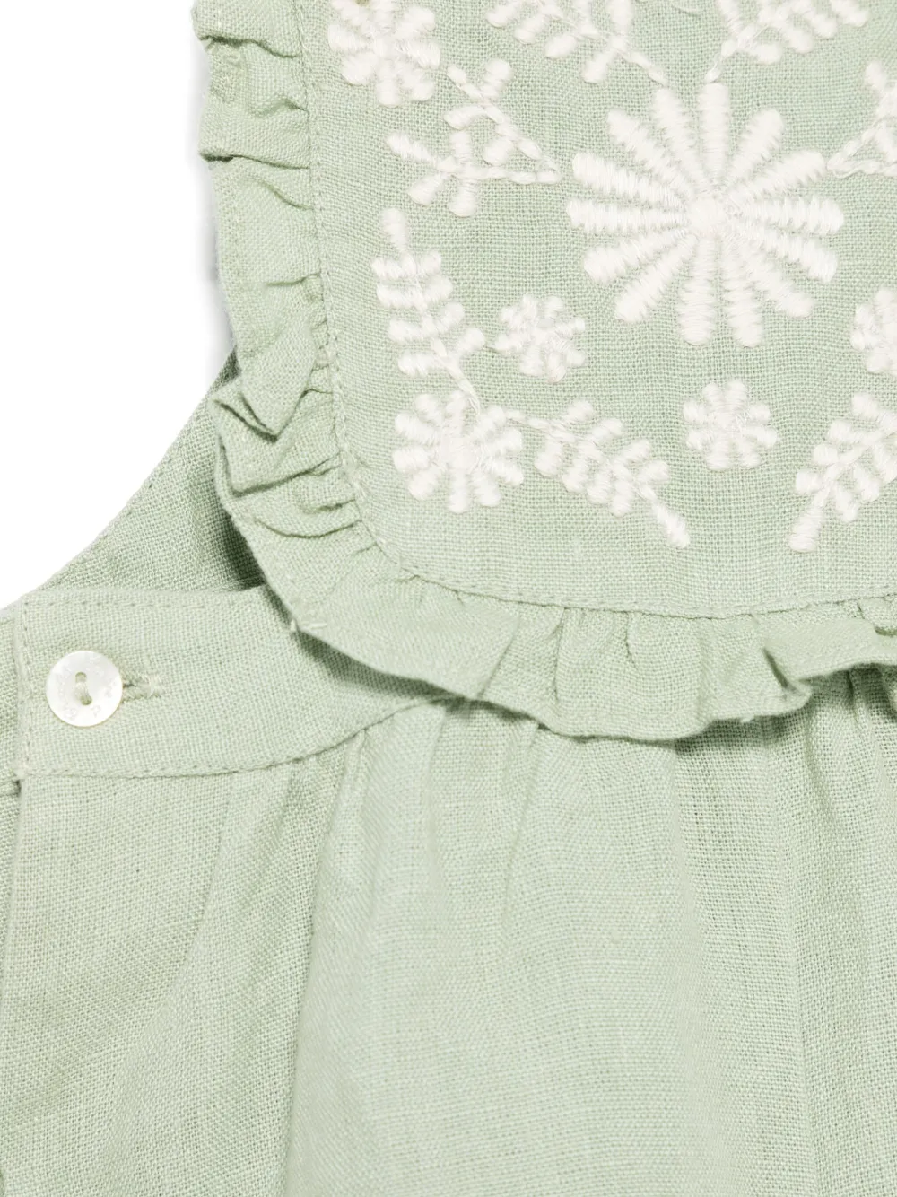 Tartine Et Chocolat Shorts met geborduurde bloemen Groen