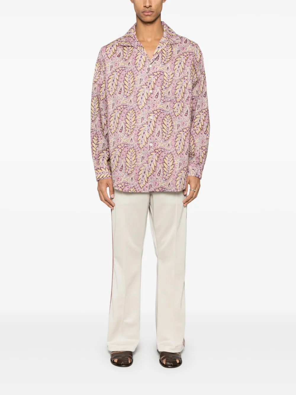 Needles floral-print shirt - Paars