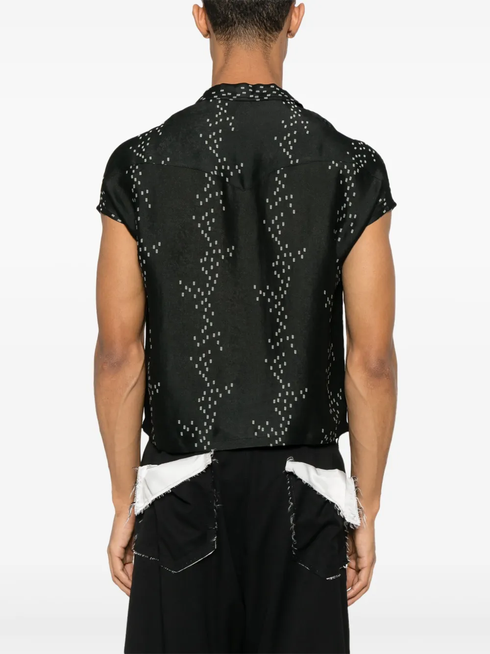 NEEDLES PATTERNED-JACQUARD SHIRT