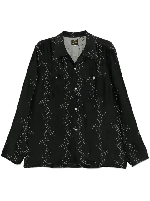 Needles patterned-jacquard shirt