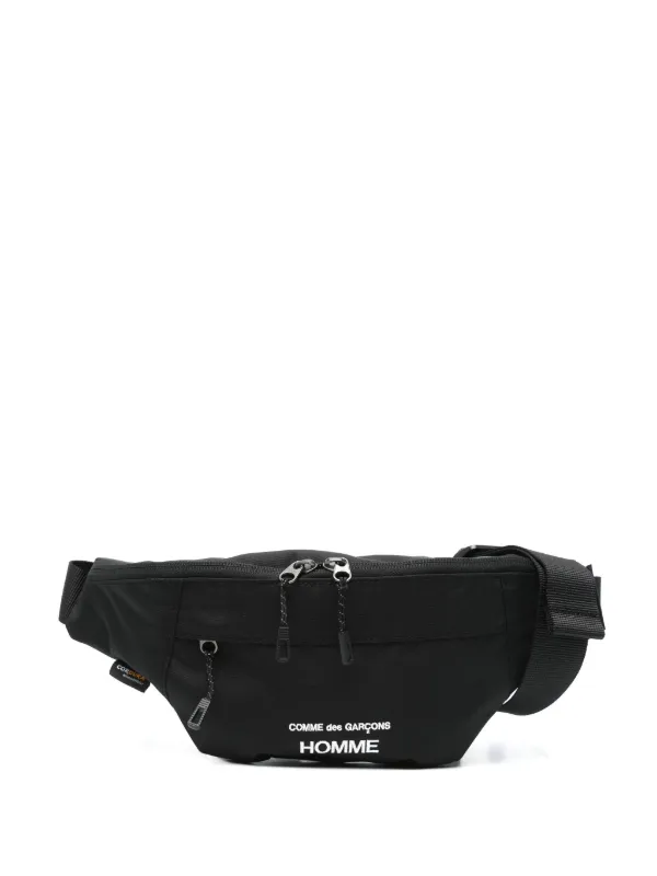 Logo belt bag in black - Comme Des Garcons Homme | Mytheresa