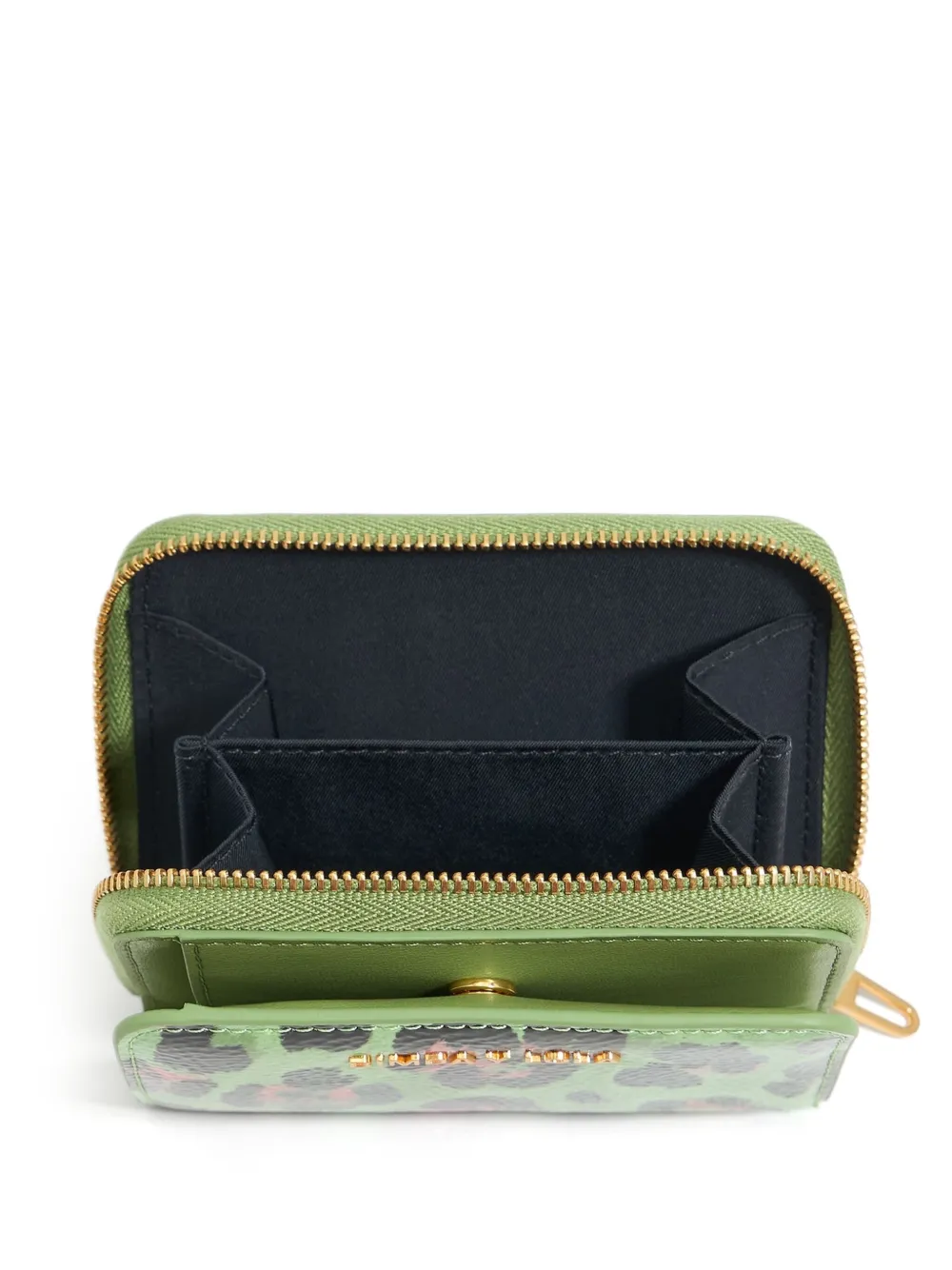 Bimba y Lola Portemonnee met luipaardprint Groen