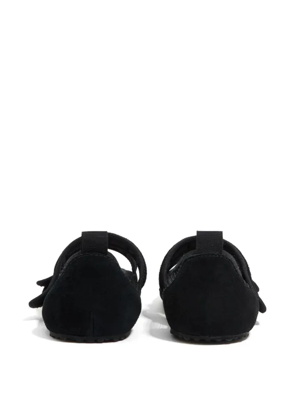 Bimba y Lola メッシュパネル フラットシューズ | ブラック