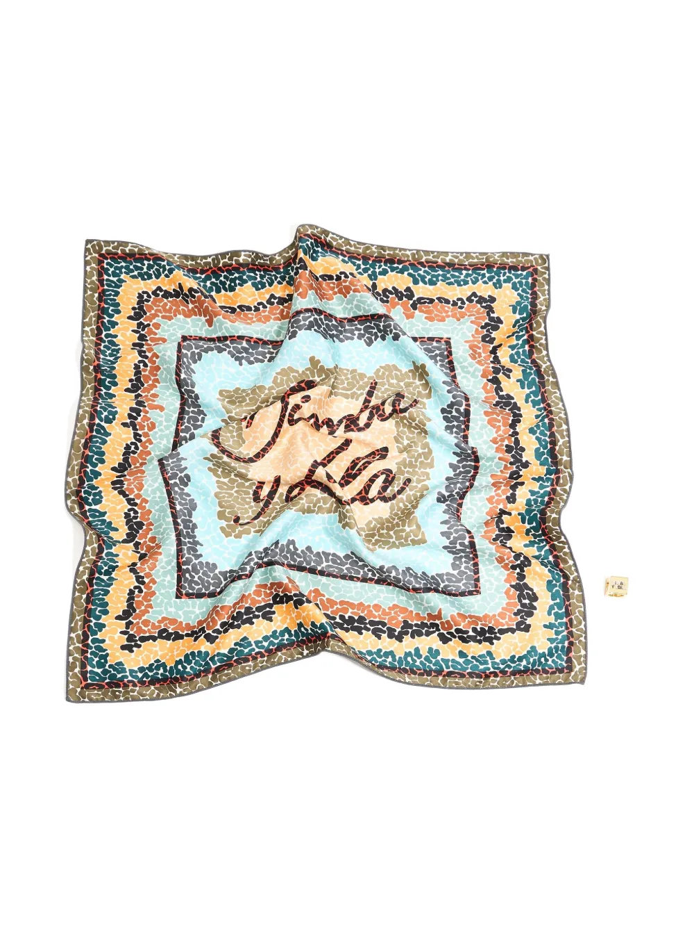 Bimba y Lola abstract-pattern print scarf | Image 2
