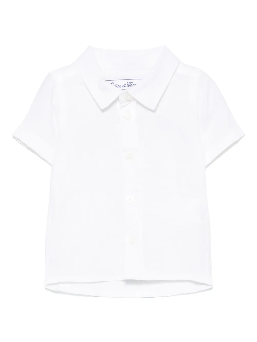 Tartine Et Chocolat camisa de lino | blanco | Image 1