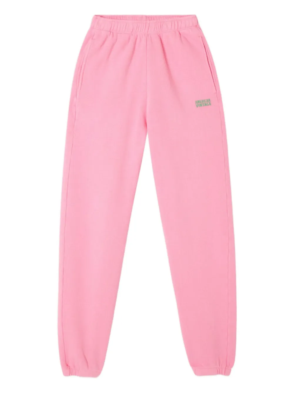 American Vintage Embroidered Logo Sweatpants In Pink