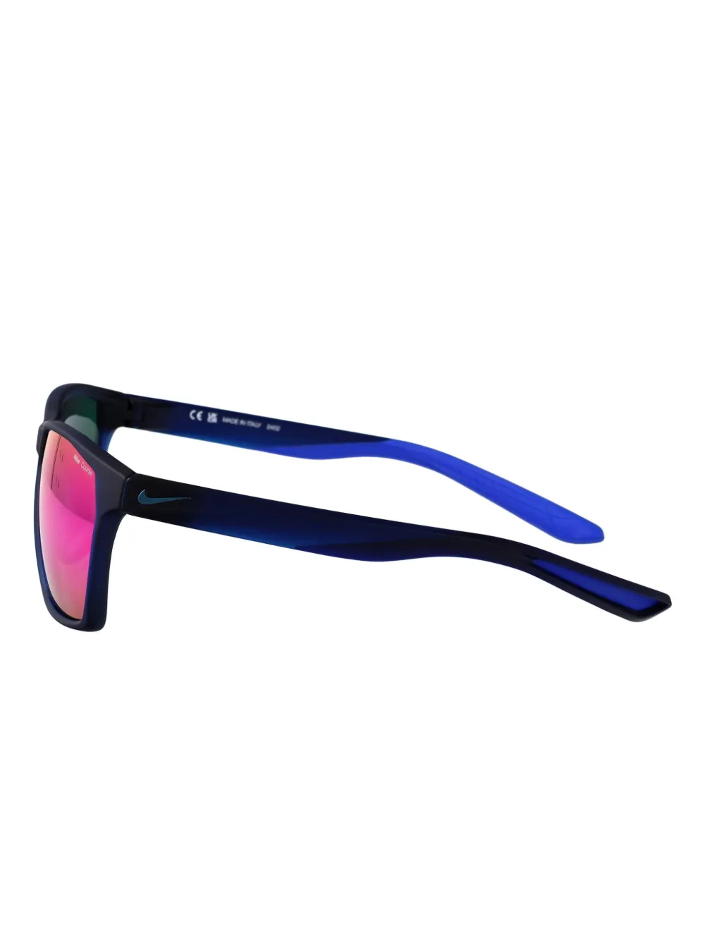 Nike Zonnebril met logoprint Blauw