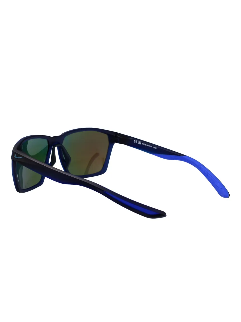 Nike Zonnebril met logoprint Blauw