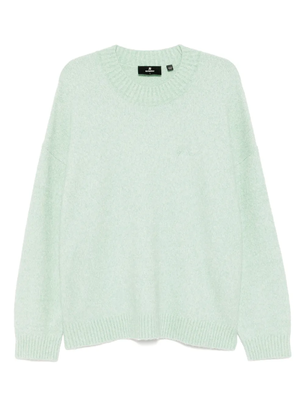 Represent marled-knit jumper | Green | Image 1