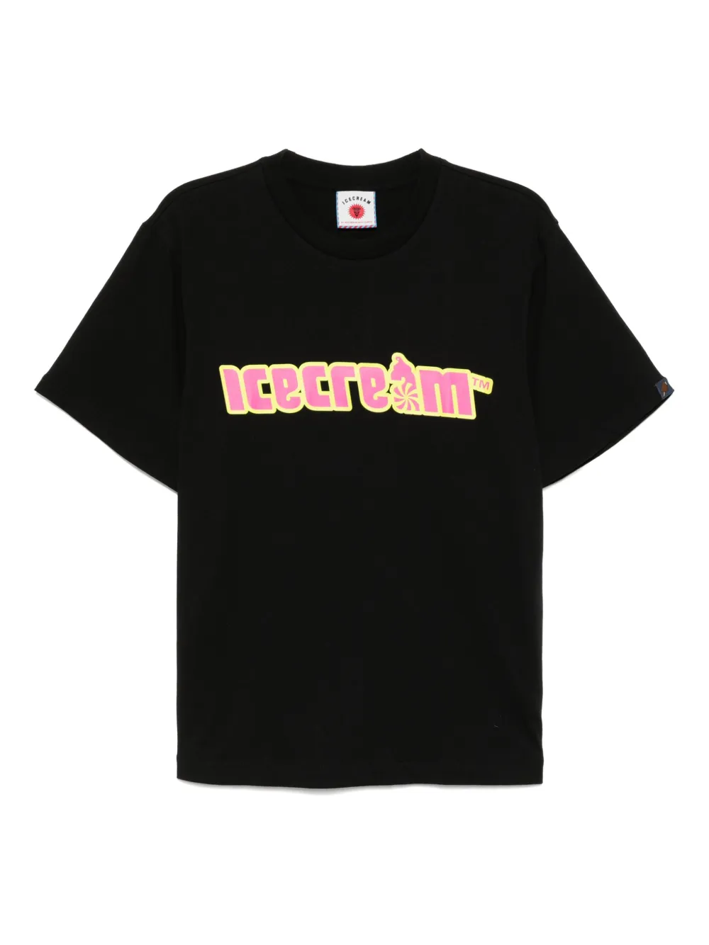 ICECREAM soft serve T-shirt | Black | Image 1
