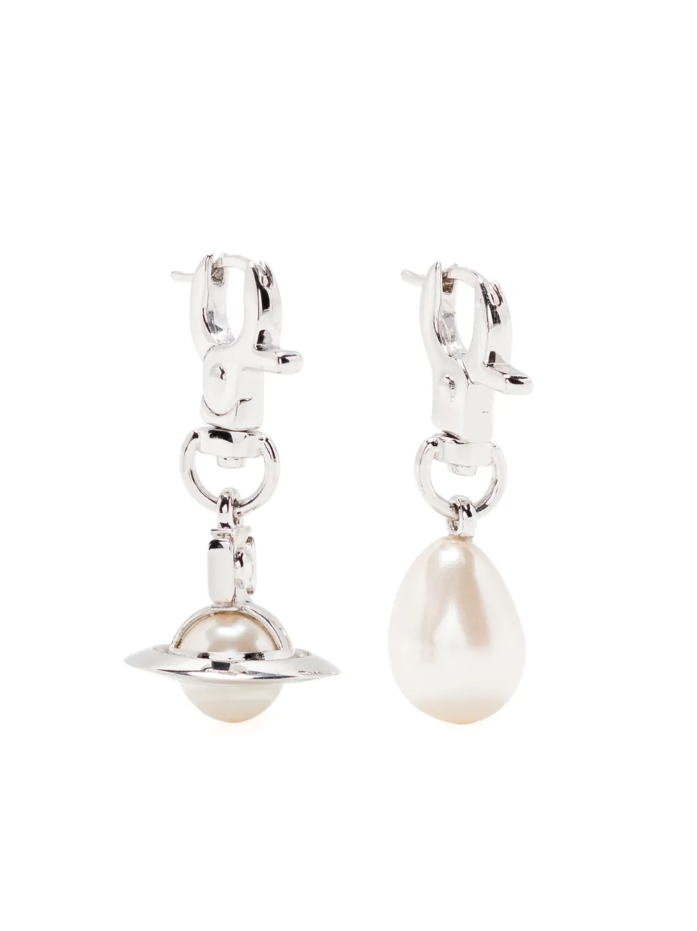 Vivienne Westwood Claude drop earrings | Silver | Image 1