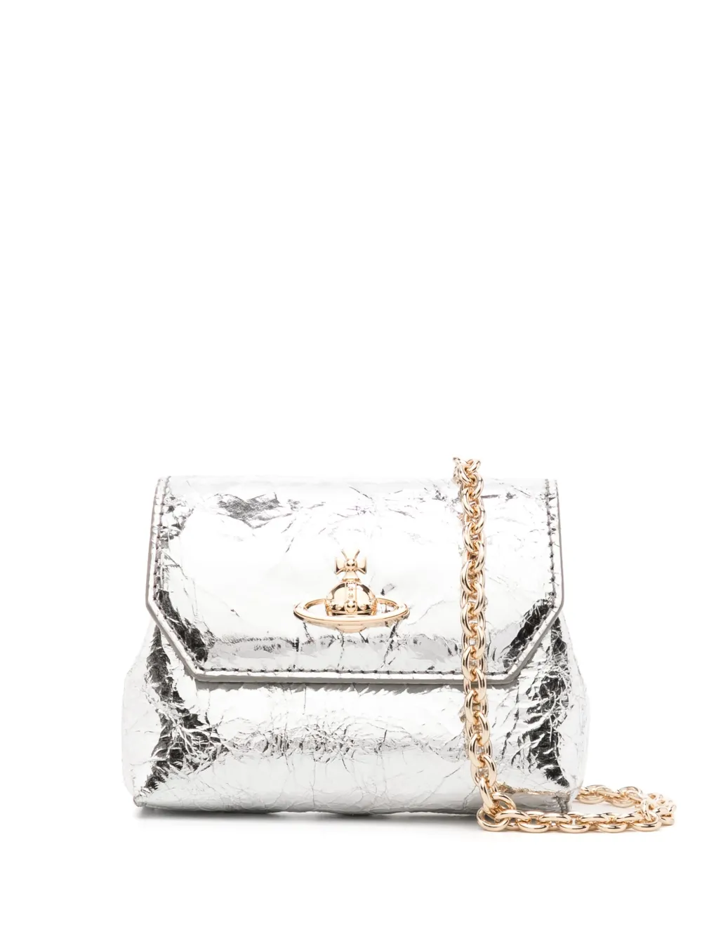 Vivienne Westwood Nano クラッチバッグ - シルバートーン Vivienne Westwood Nano クラッチバッグ - シルバートーン