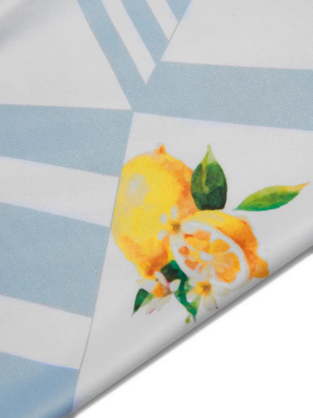 guess kids Broek met citroenprint Blauw