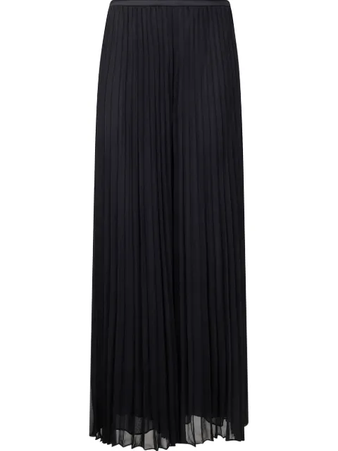 Emporio Armani georgette pleated trousers