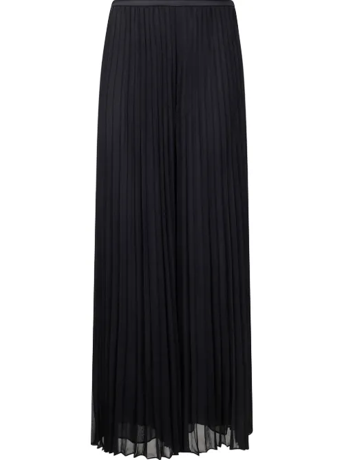 Pantalon plissé en Georgette - Emporio Armani - Modalova