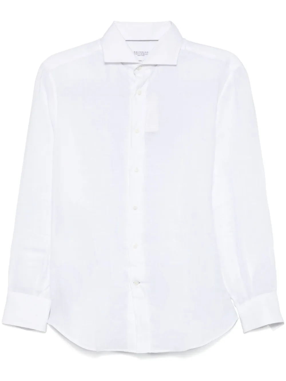 Brunello Cucinelli Linnen overhemd Wit