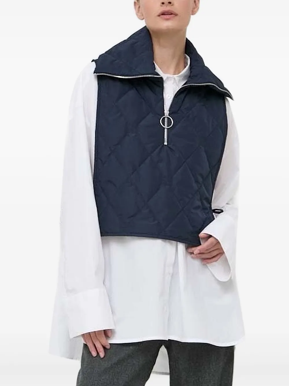 Beatrice B quilted high-neck jacket