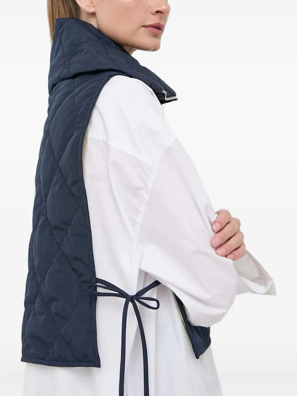 Beatrice B quilted high-neck jacket | Waistcoats & Gilets | Image 2