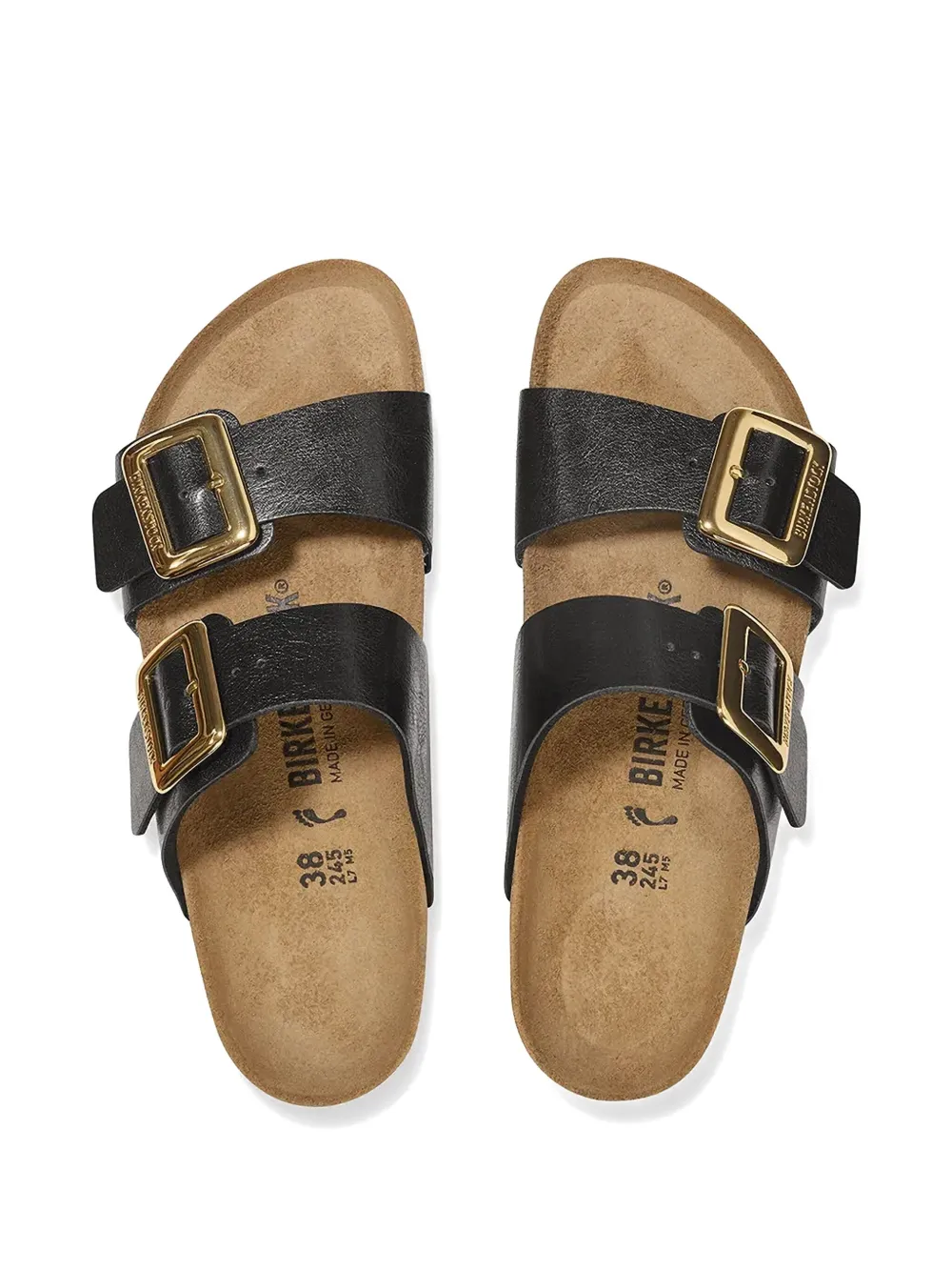 Birkenstock Arizona slides - Zwart