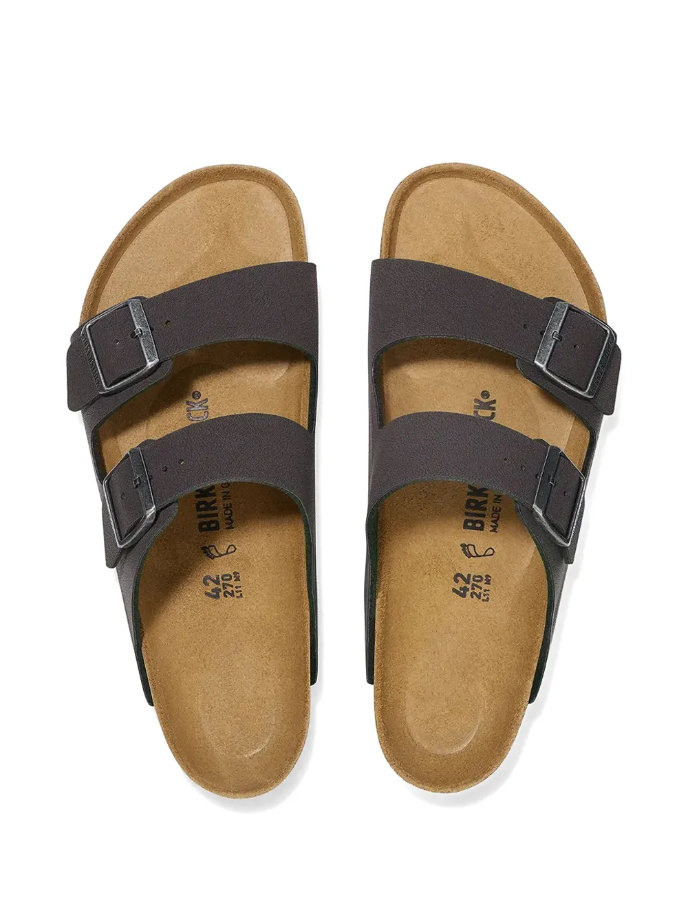 Birkenstock Arizona suede slides Grey