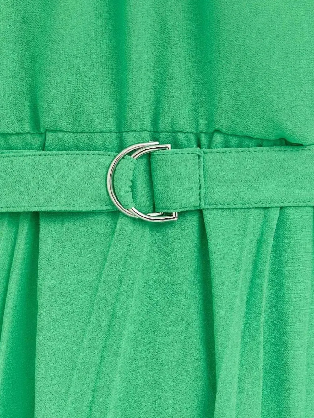 Beatrice B Detachable-cape Maxi Dress In Green
