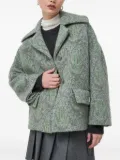 Beatrice B paisley-pattern button-down jacket - Green