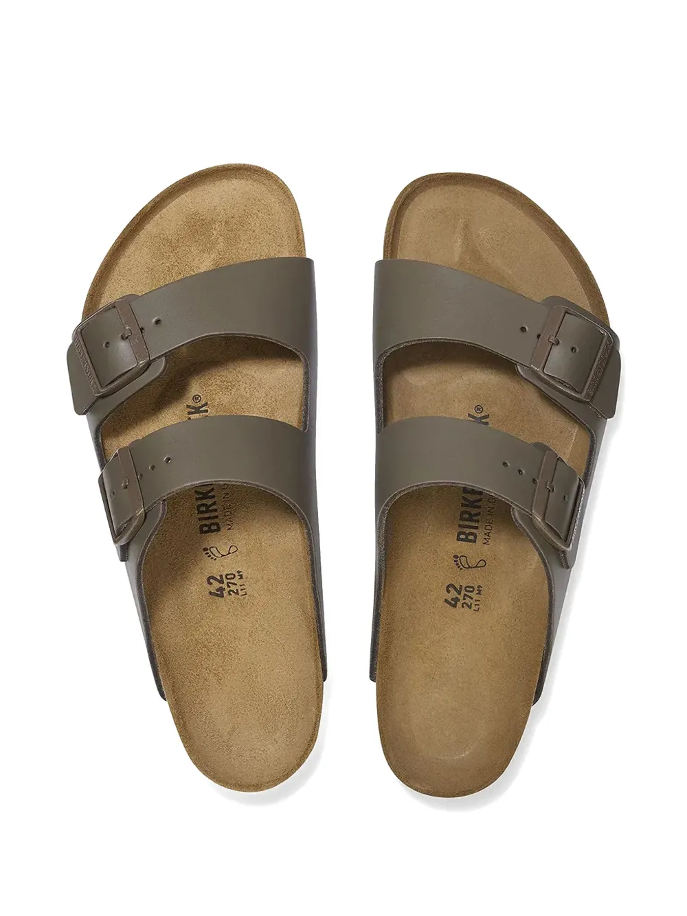 Birkenstock Arizona slides Grey