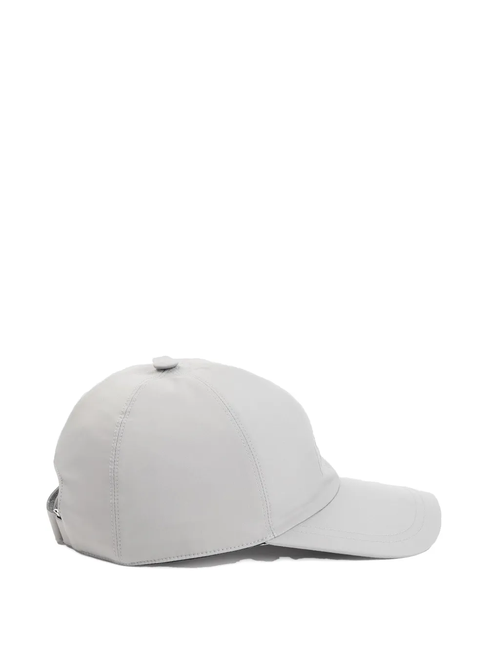 Brioni logo-embroidered cap - Wit