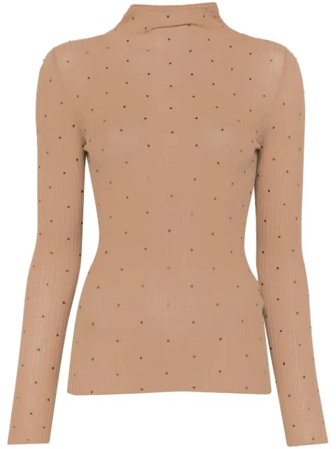 LIU JO crystal-embellished top